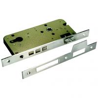 Замок с тремя ригелеми под ключевой цилиндр MORELLI L03 никель