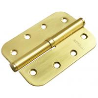 Петля стальная разъёмная скругленная Morelli MSD-C 100X70X2.5 мат. золото
