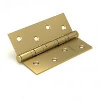 Петля универсальная Fuaro 4BB/BL 100x75x2,5 мат. золото