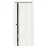 Двери Браво-1.55 White Dreamline Mirox Grey